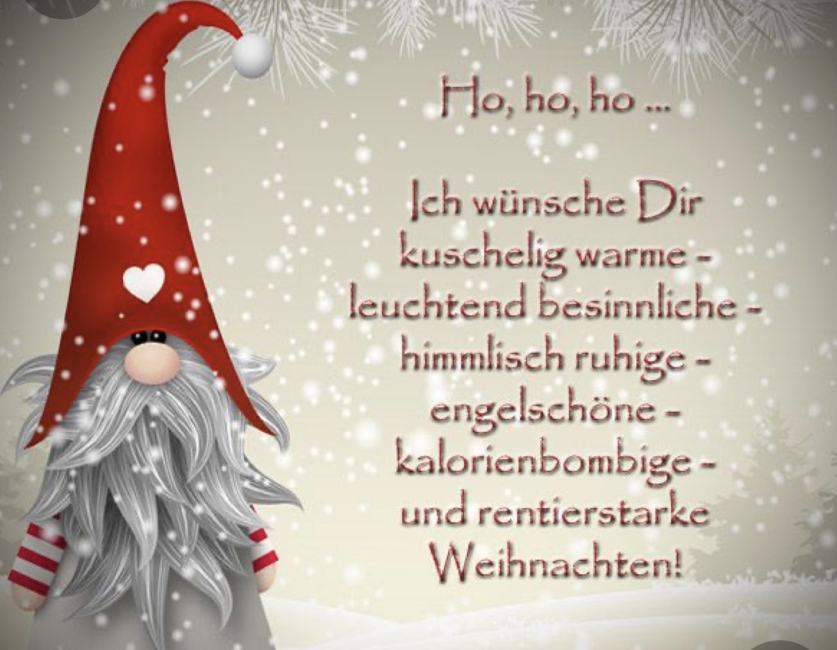 Frohe Weinachten ...