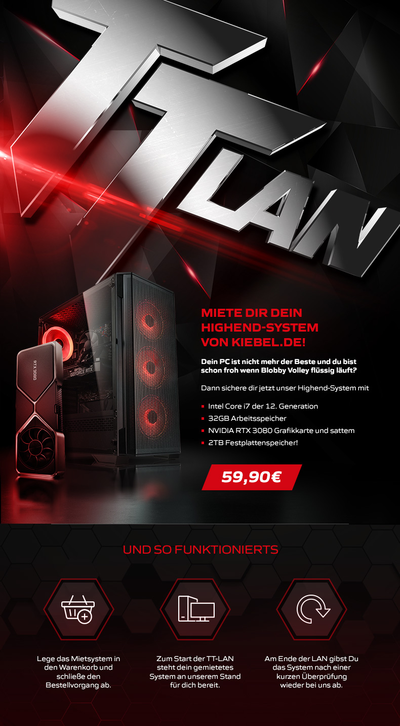 TT-LAN Highend Gaming System by Kiebel.de